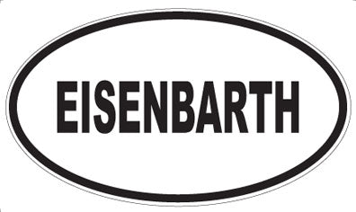 EISENBARTH - Oval Sticker