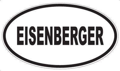 EISENBERGER - Oval Magnet