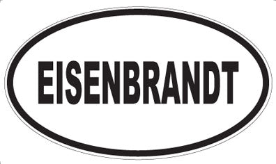 EISENBRANDT - Oval Sticker