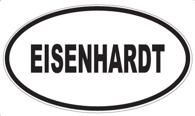 EISENHARDT - Oval Sticker