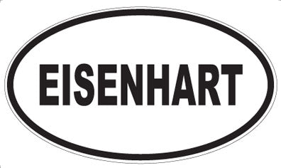EISENHART - Oval Magnet