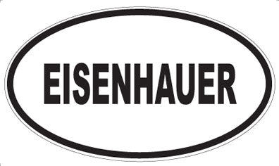 EISENHAUER - Oval Sticker