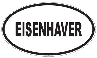 EISENHAVER - Oval Sticker