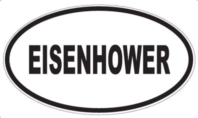 EISENHOWER - Oval Magnet
