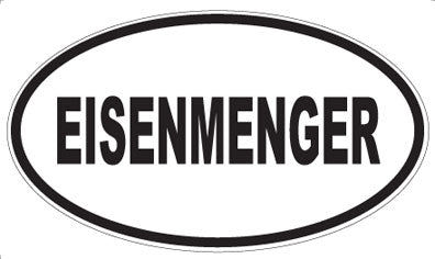 EISENMENGER - Oval Sticker