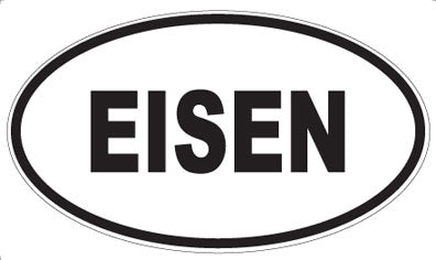 EISEN - Oval Magnet
