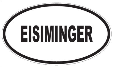 EISIMINGER - Oval Magnet