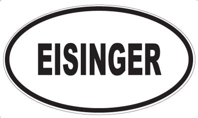 EISINGER - Oval Magnet