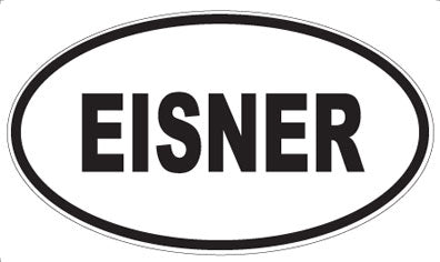 EISNER - Oval Sticker