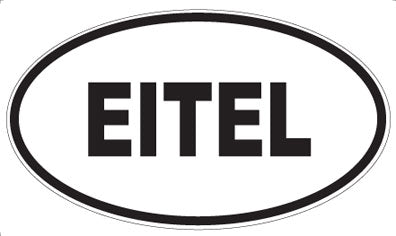 EITEL - Oval Sticker