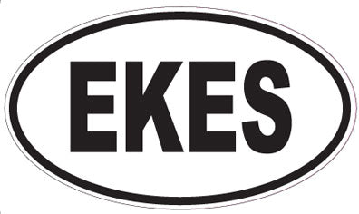 EKES - Oval Sticker