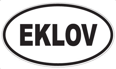 EKLOV - Oval Magnet