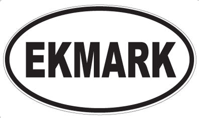 EKMARK - Oval Sticker