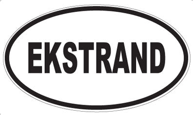 EKSTRAND - Oval Magnet