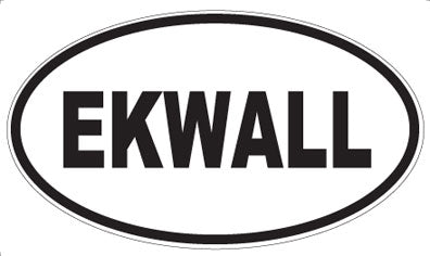 EKWALL - Oval Magnet