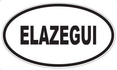ELAZEGUI - Oval Magnet