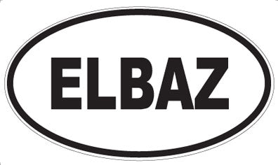ELBAZ - Oval Sticker
