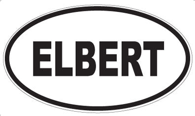 ELBERT - Oval Magnet