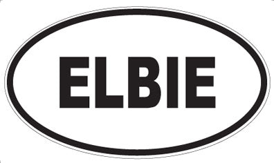 ELBIE - Oval Magnet