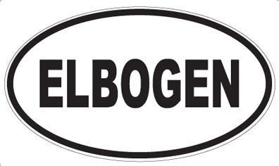 ELBOGEN - Oval Sticker