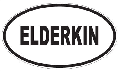 ELDERKIN - Oval Sticker