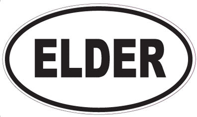 ELDER - Oval Magnet