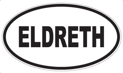 ELDRETH - Oval Sticker