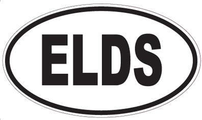 ELDS - Oval Sticker