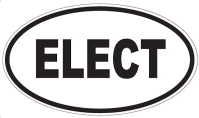 ELECT - Oval Sticker