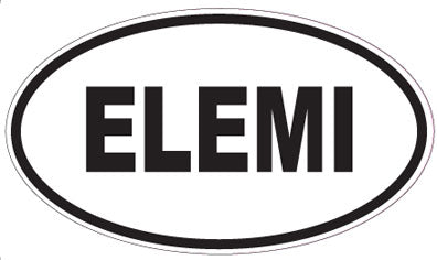 ELEMI - Oval Magnet