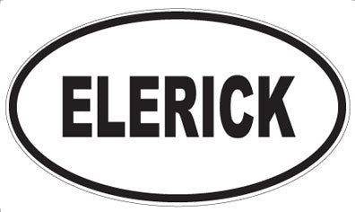 ELERICK - Oval Magnet