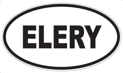 ELERY - Oval Magnet