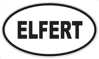 ELFERT - Oval Magnet