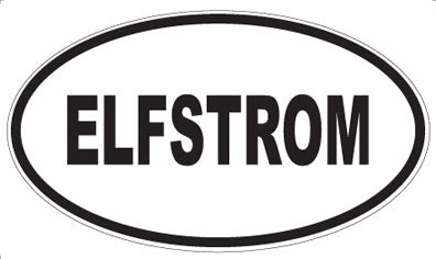 ELFSTROM - Oval Magnet