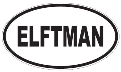 ELFTMAN - Oval Magnet