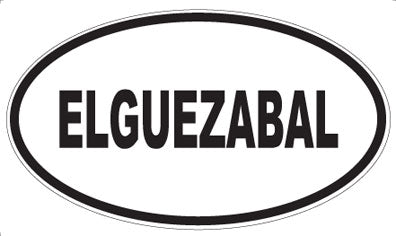 ELGUEZABAL - Oval Magnet