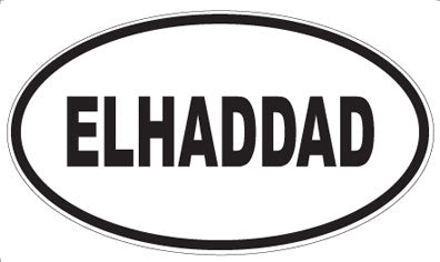 ELHADDAD - Oval Magnet