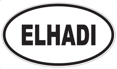 ELHADI - Oval Magnet