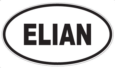ELIAN - Oval Magnet