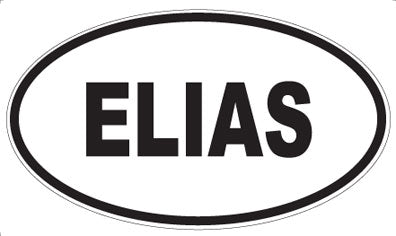 ELIAS - Oval Sticker