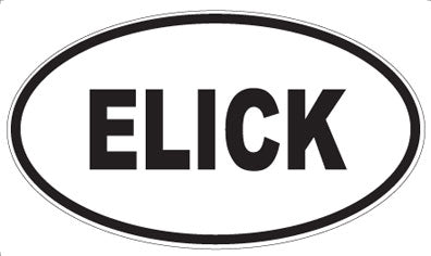 ELICK - Oval Magnet