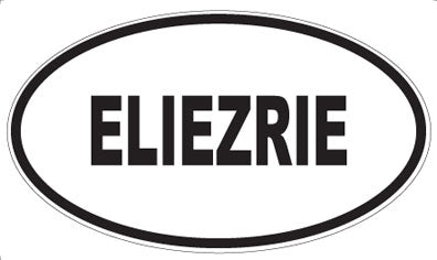 ELIEZRIE - Oval Sticker