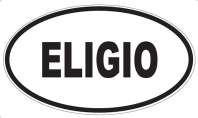 ELIGIO - Oval Sticker