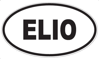 ELIO - Oval Sticker