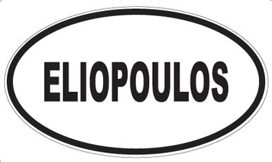 ELIOPOULOS - Oval Magnet