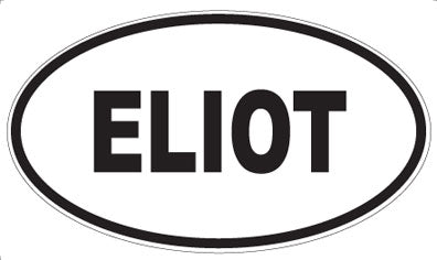 ELIOT - Oval Sticker