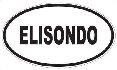 ELISONDO - Oval Magnet