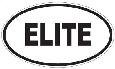 ELITE - Oval Sticker