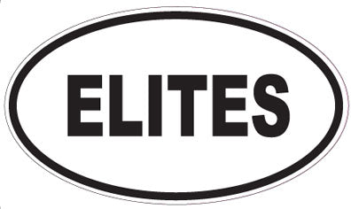 ELITES - Oval Sticker