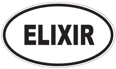 ELIXIR - Oval Sticker